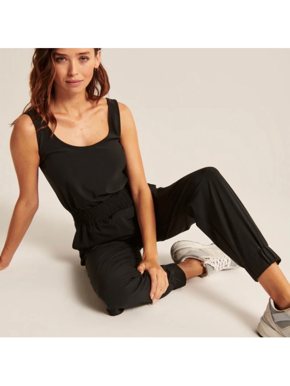 Abercrombie and Fitch Traveler Jumpsuit Black Small